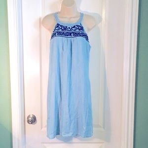 Skies Are Blue Denim Dress